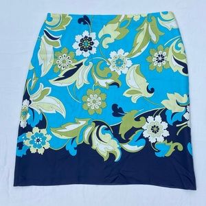 Ann Taylor Size 14 Skirt 100% Silk Lining